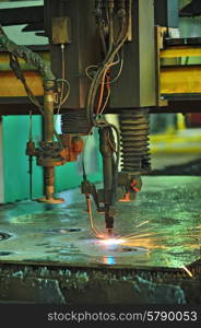 Industrial Laser cutting naval parts