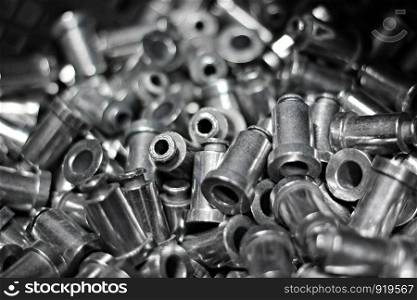 industrial metal parts, hinges plugs tips. industrial metal parts, hinges, plugs, tips. textures