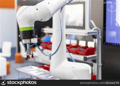 Industrial robot or robotic arm for packing, pick and place or insertion object