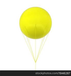 Inflatable sky advertising balloon. 3d illustration isolated on white background