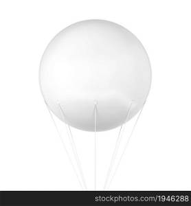 Inflatable sky advertising balloon. 3d illustration isolated on white background