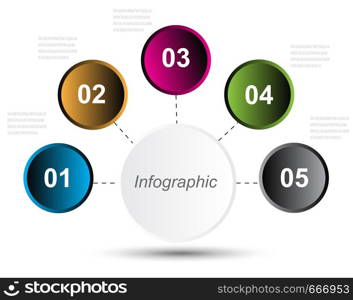 Info-graphic design template. Idea to display ranking and statistics.