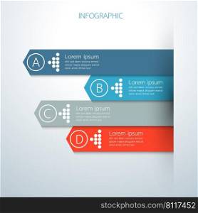 Infographics business arrow options 