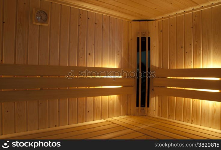 infra red and finisch combined sauna with hygrometer