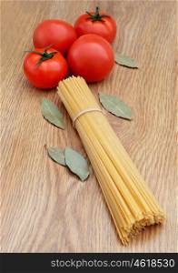 Ingredients prepared for cooking a tasty pasta dish