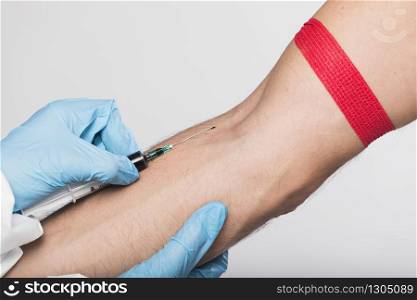 injecting syringe for vaccination