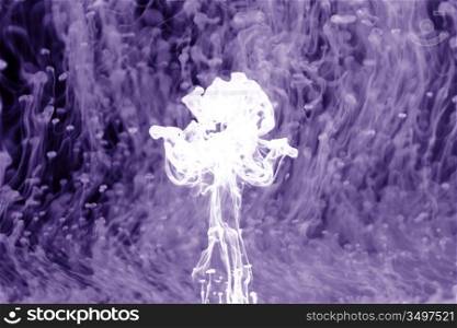 ink in water abstract flow background