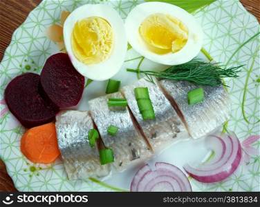 Inlagd sill - delicacy in Europe, and has become a part of Baltic, Nordic, Dutch, German