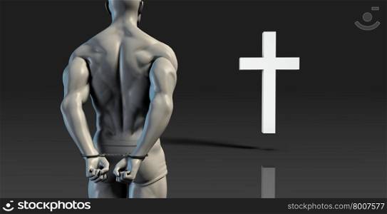 Inmate Convict Prisoner Converting to Christian Faith