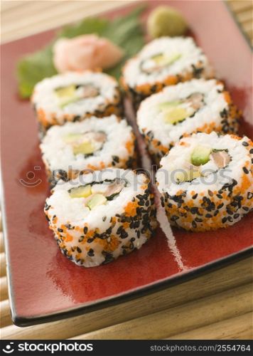 Inside-out Sushi Rolls