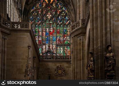 Inside St. Vitus cathedral