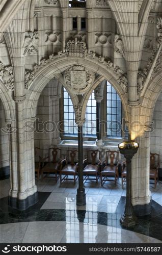 Inside view of Peace Tower, Parliament Hill, Ottawa, Ontario, Canada