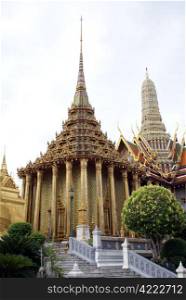 Inside Wat Phra Keo in Bangkok, Thailand