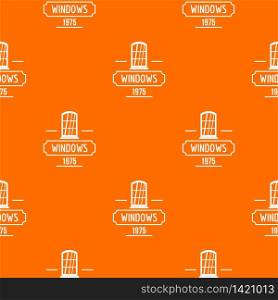 Inside window pattern vector orange for any web design best. Inside window pattern vector orange