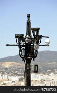 Integrated video surveillance in a cross at the Basilica of Notre Dame de la Garde in Marseille