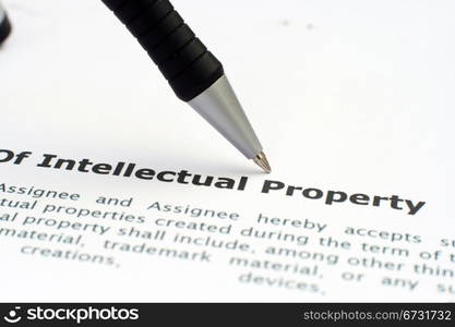 Intellectual property form