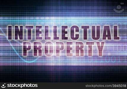 Intellectual Property or IP on a Business Chart