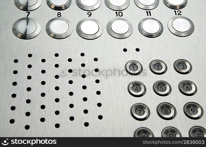Intercom button panel