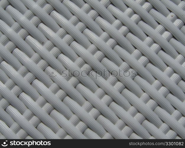 interesting background of a white rattan pattern