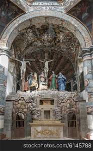Interior alter of the church, Sanctuary of Atotonilco, San Miguel de Allende, Guanajuato, Mexico