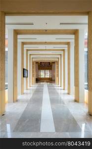 interior Corridor use for Modern architecture background