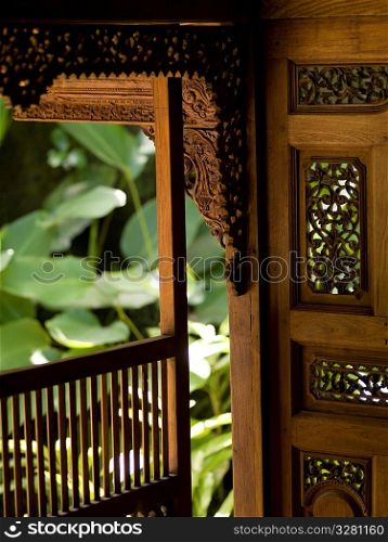 Interior decorative wall in Bali