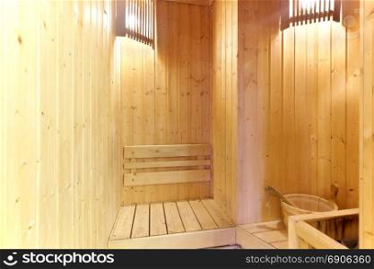 interior designs, small sauna room in private house