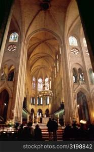 Interior of a church, France