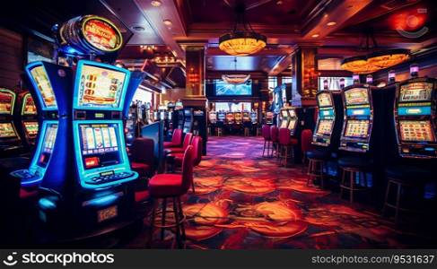Interior of a hotel casino