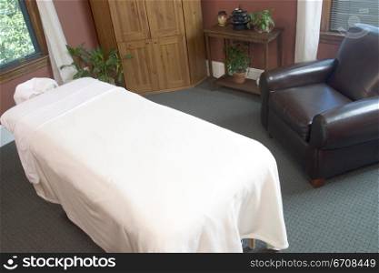Interior of a massage room