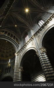 Interior of Cathedral of Siena.