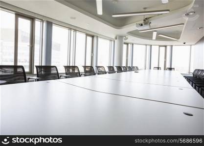 Interior of empty conference room in creative office