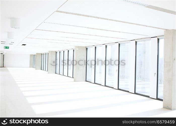 Interior of empty new office