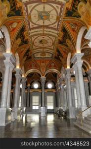 Interior of Library of Congress, Washington DC,USA