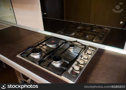 Interior of modern kitchen