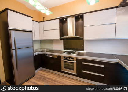 Interior of modern kitchen