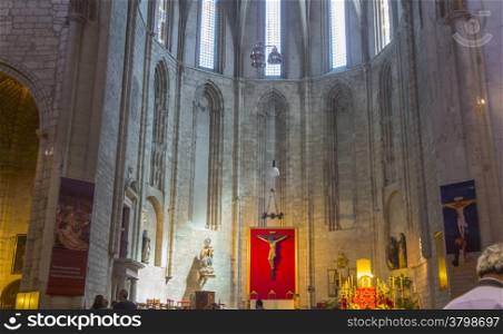 Interior of the Cathedral, Los Santos Justos ,Alcala de Henares, Spain
