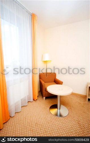 Interior of the hotel room