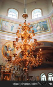 Interior of the Orthodox Church beautiful inside