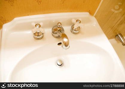 Interior of the room - Sink in the bathroom