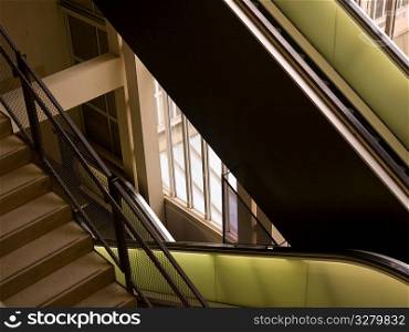 Interior staircase at Musee d&acute;Orsay