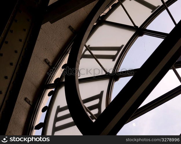 Interior view of Clock at Musee d&acute;Orsay