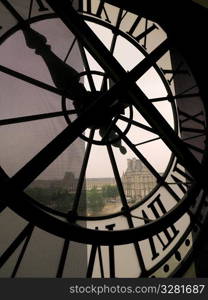 Interior view of Clock at Musee d&acute;Orsay