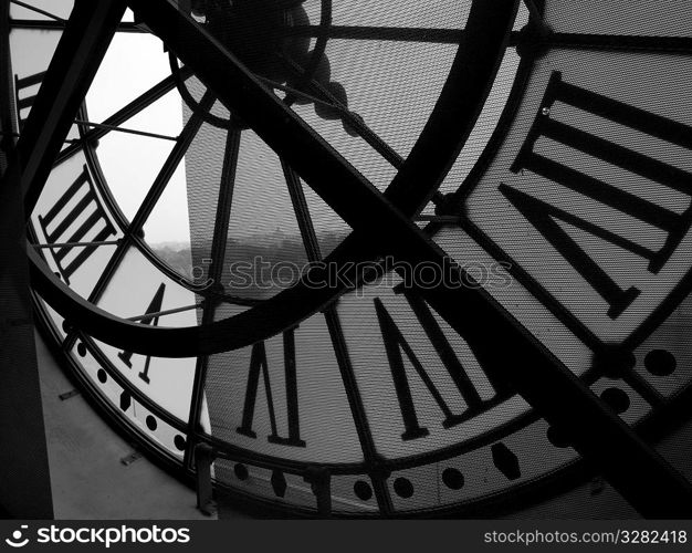 Interior view of Clock at Musee d&acute;Orsay