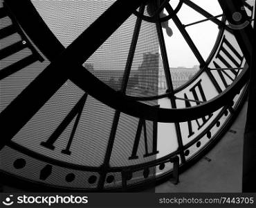 Interior view of Clock at Musee d&acute;Orsay