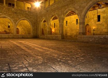 Interior view of Palace of Duques de Braganca, in Guimaraes, Portugal, north of the country. European Capital of Culture 2012