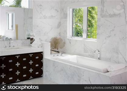 Interiors of a bathroom