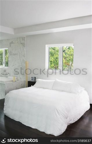 Interiors of a bedroom