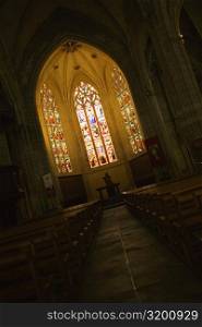 Interiors of a church, Church St. Pierre, Bordeaux, Aquitaine, France