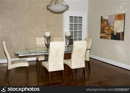 Interiors of a dining room